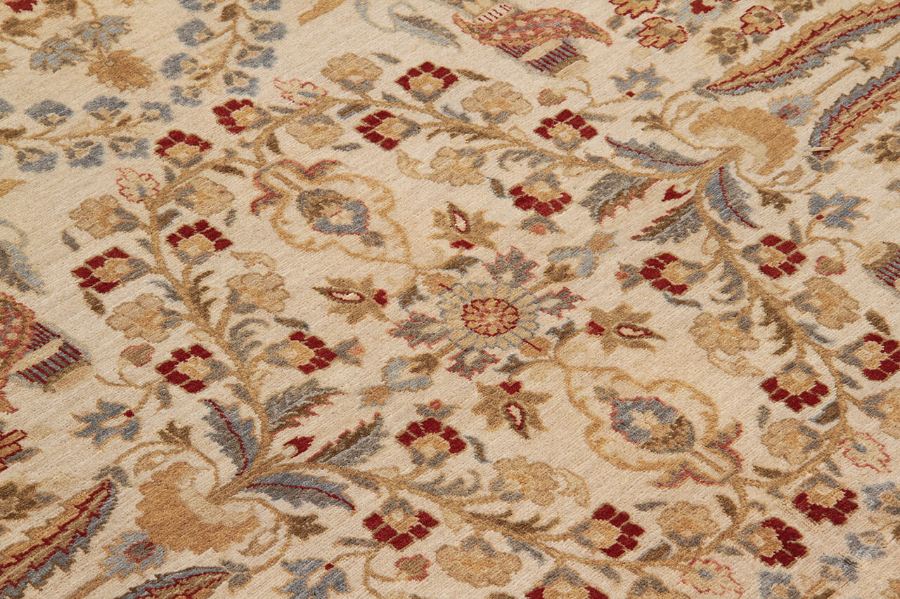 Tappeto orientale classico in lana fine, fatto a mano 400x300cm