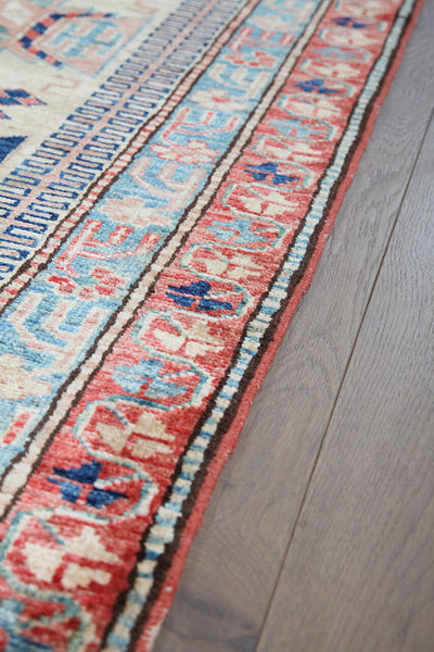 Handmade Premium Afghan Kazak Wool Rug, 545x364cm