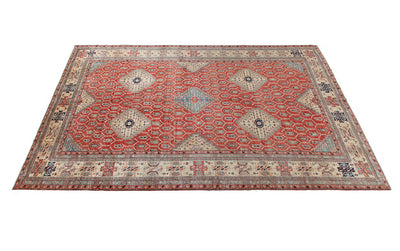 Handmade Premium Afghan Kazak Wool Rug, 545x364cm