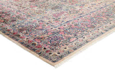 Tappeto Kerman Antico Persiano Autentico | Annodato a Mano 355x260cm - CarpetLiving