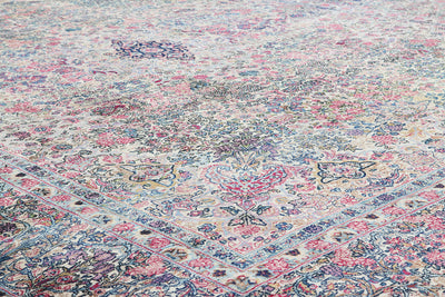 Tappeto Kerman Antico Persiano Autentico | Annodato a Mano 355x260cm - CarpetLiving