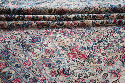 Tappeto Kerman Antico Persiano Autentico | Annodato a Mano 355x260cm