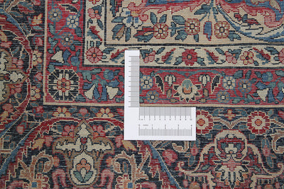 Tappeto Kerman Antico Persiano Autentico | Annodato a Mano 368x257cm - CarpetLiving