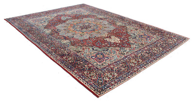 Tappeto Kerman Antico Persiano Autentico | Annodato a Mano 368x257cm - CarpetLiving