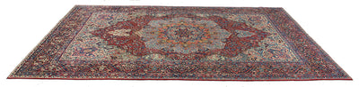 Tappeto Kerman Antico Persiano Autentico | Annodato a Mano 368x257cm - CarpetLiving