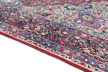 Tappeto Kerman Antico Persiano Autentico | Annodato a Mano 368x257cm