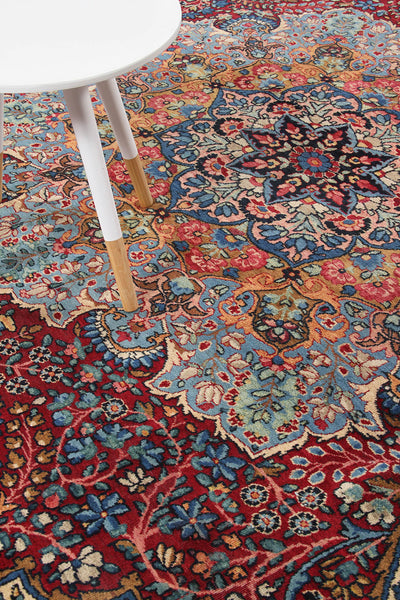 Tappeto Kerman Antico Persiano Autentico | Annodato a Mano 368x257cm - CarpetLiving