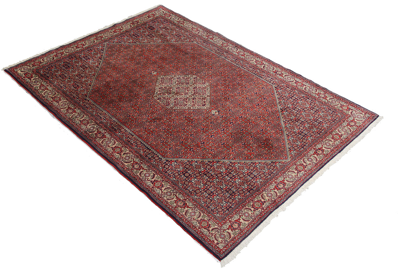 Handmade Bidjar Wool Rug Red