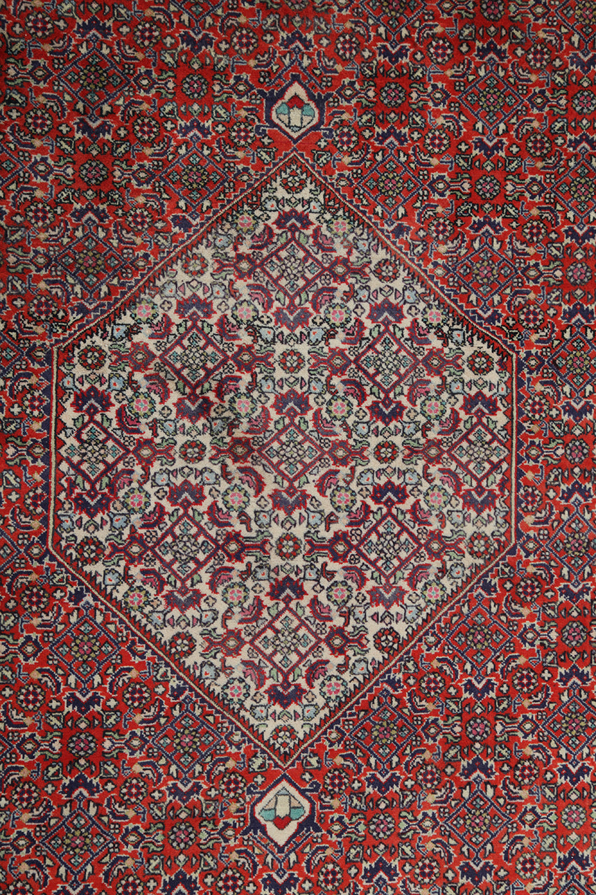 Handmade Bidjar Wool Rug Red