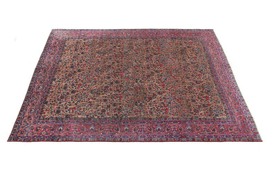 Tappeto Kerman Antico Persiano Autentico | Annodato a Mano 485x360cm - CarpetLiving