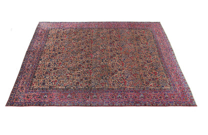 Tappeto Kerman Antico Persiano Autentico | Annodato a Mano 485x360cm