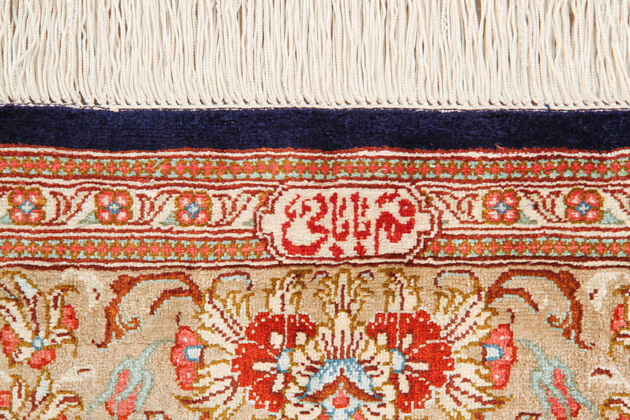 Persian Qum Silk Rug 155_97 cm