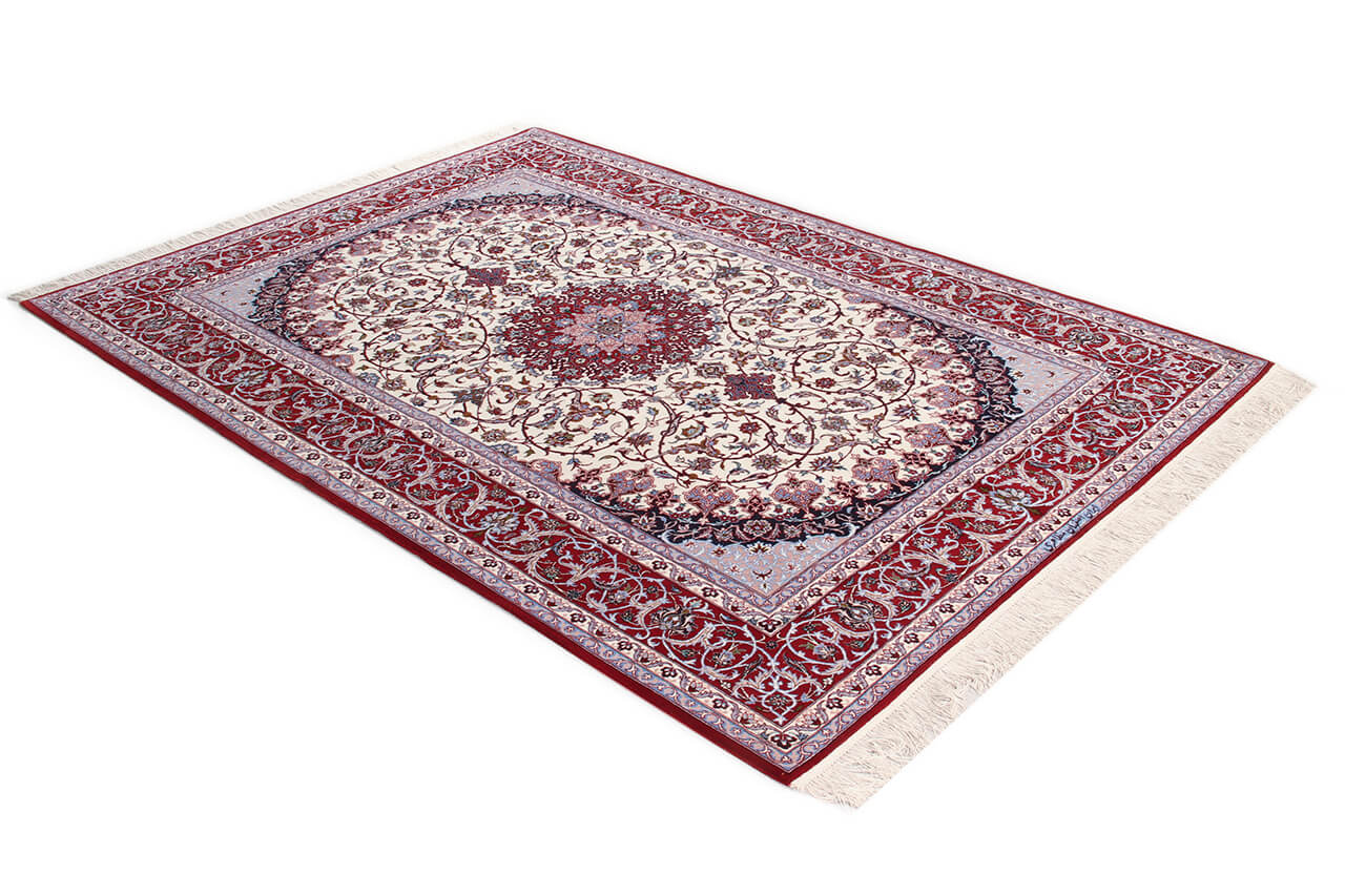 Tappeto Persiano ISFAHAN Seta/Lana 250x162cm