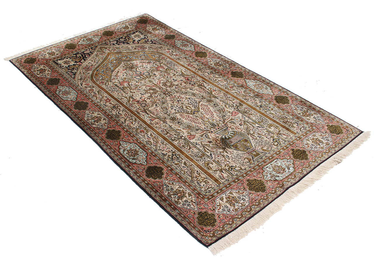 Persian Qum Silk Rug 190_110 cm