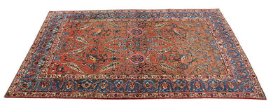 Authentic Antique Persian Isfahan Rug | Hand-Knotted 187x140cm