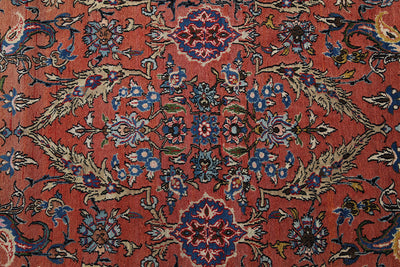 Authentic Antique Persian Isfahan Rug | Hand-Knotted 187x140cm