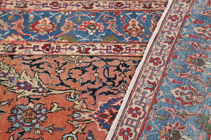 Tappeto Isfahan Antico Persiano Autentico | Annodato a Mano 187x140cm