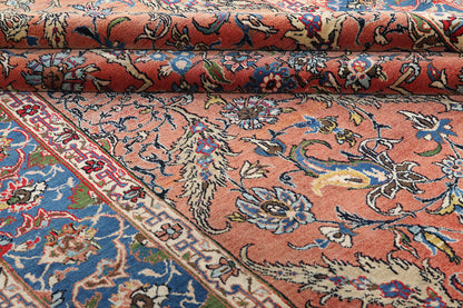 Tappeto Isfahan Antico Persiano Autentico | Annodato a Mano 187x140cm