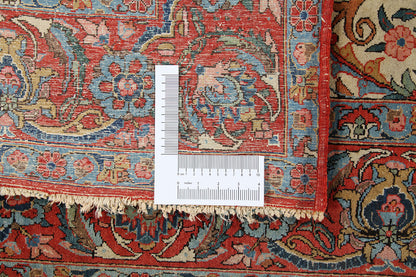 Tappeto Isfahan Antico Persiano Autentico | Annodato a Mano 305x210cm