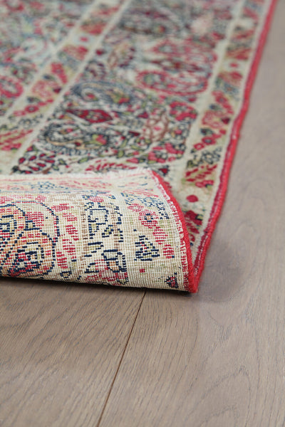Tappeto Kerman Antico Persiano Autentico | Annodato a Mano 202x133cm - CarpetLiving