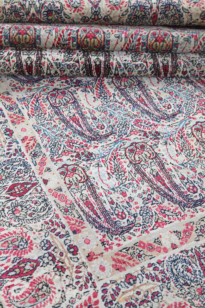 Authentic Antique Persian Kerman Rug | Hand-Knotted 202x133cm