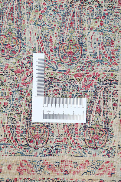 Tappeto Kerman Antico Persiano Autentico | Annodato a Mano 202x133cm - CarpetLiving