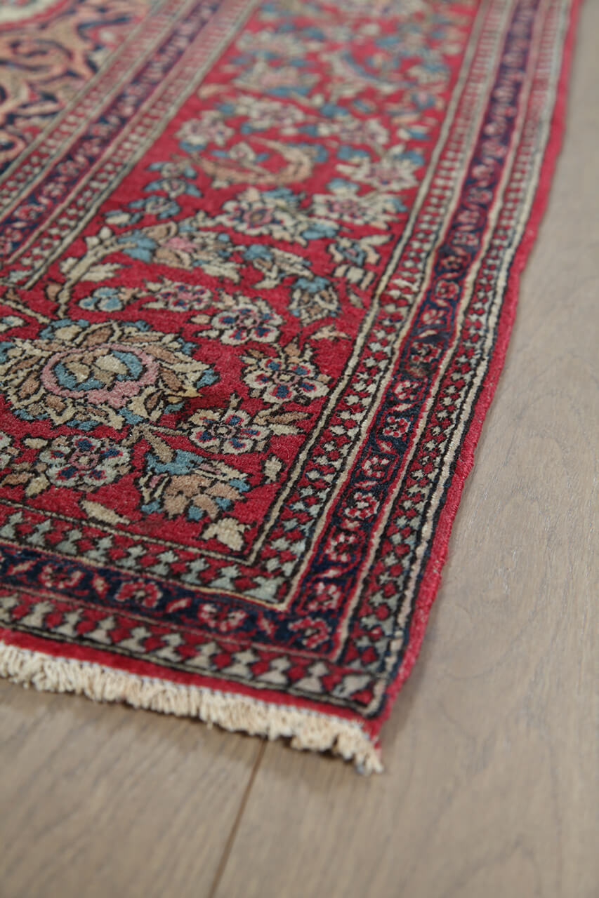 Authentic Antique Persian Isfahan Rug | Hand-Knotted 210x140cm