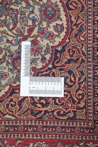 Authentic Antique Persian Isfahan Rug | Hand-Knotted 210x140cm