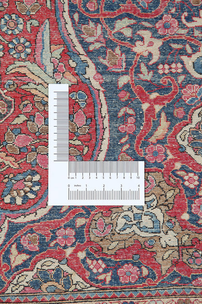 Authentic Antique Persian Isfahan Rug | Hand-Knotted 211x152cm