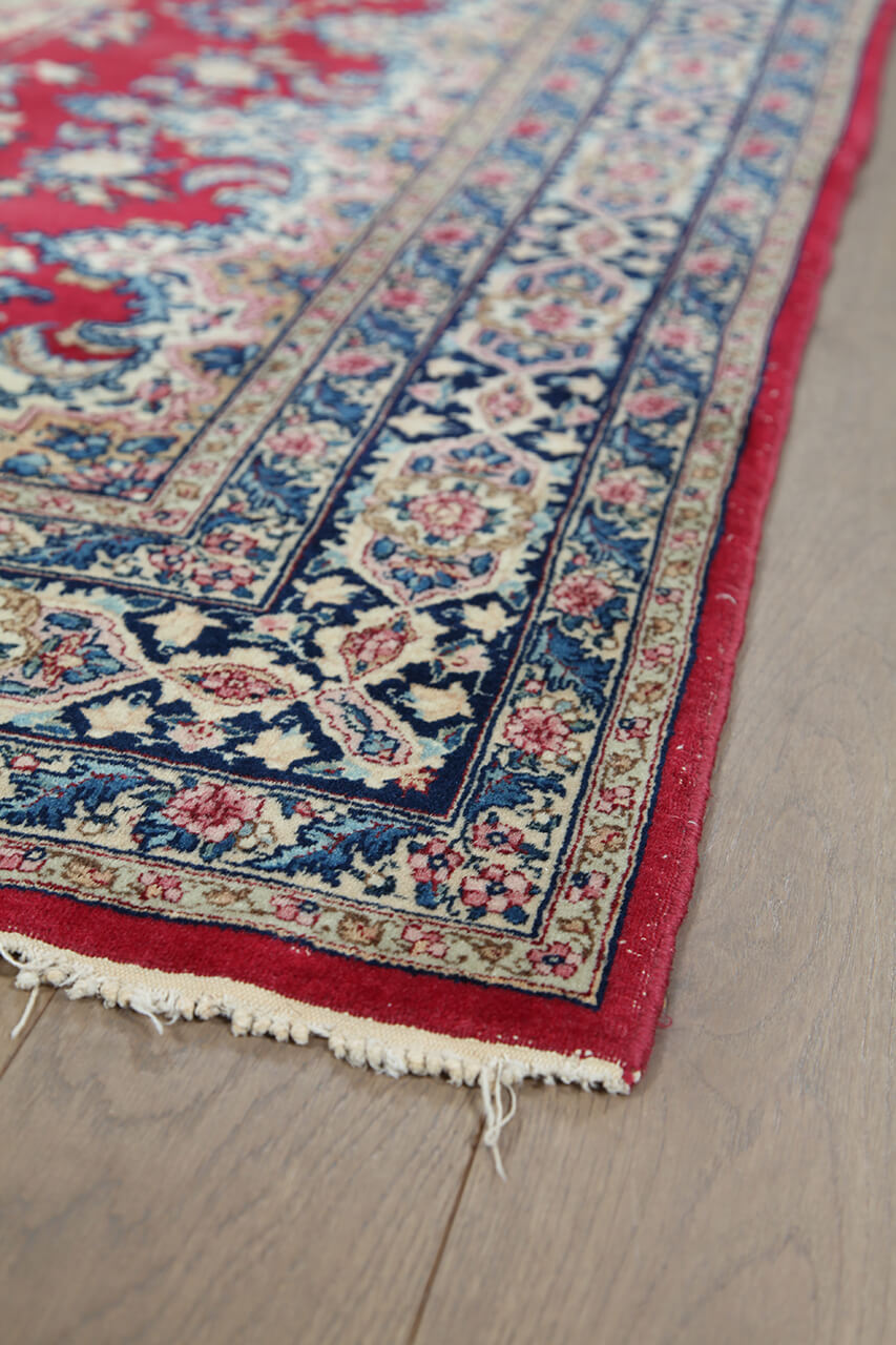 Authentic Antique Persian Kerman Rug | Hand-Knotted 223x142cm