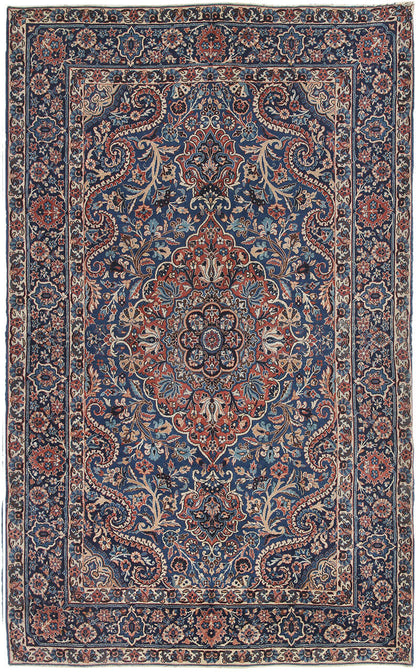 Authentic Antique Persian Kerman Rug | Hand-Knotted 227x136cm