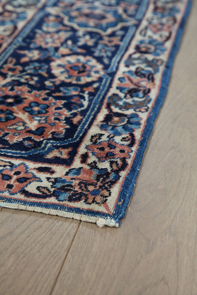 Tappeto Kerman Antico Persiano Autentico | Annodato a Mano 227x136cm - CarpetLiving