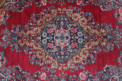 Authentic Antique Persian Kerman Rug | Hand-Knotted 214x137cm