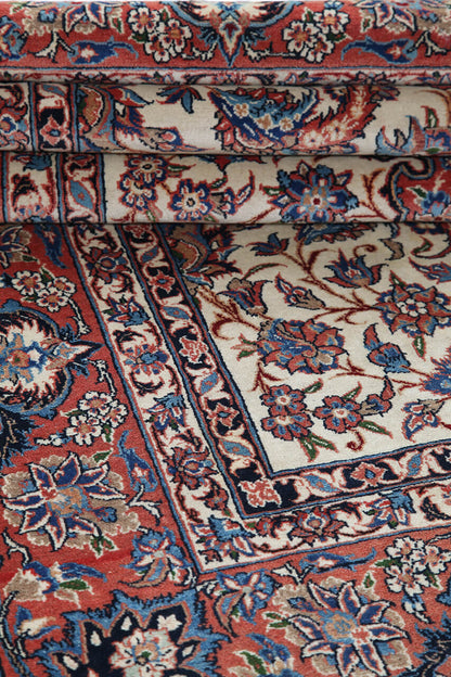Authentic Antique Persian Isfahan Rug | Hand-Knotted 212x147cm