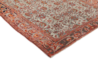Authentic Antique Persian Farahan Rug | Hand-Knotted 187x127cm