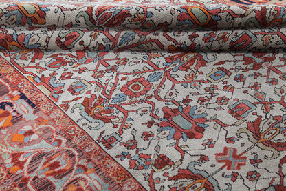 Authentic Antique Persian Farahan Rug | Hand-Knotted 187x127cm