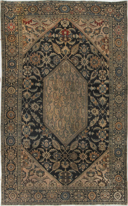 Tappeto Farahan Antico Persiano Autentico | Annodato a Mano 198x122cm