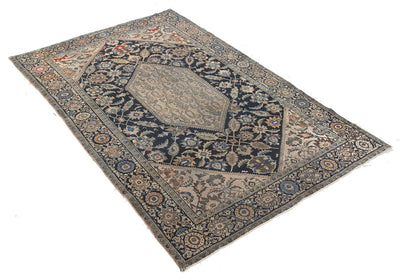 Authentic Antique Persian Farahan Rug | Hand-Knotted 198x122cm