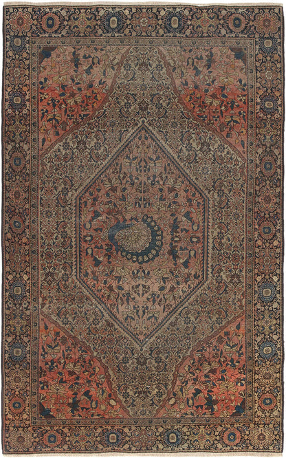 Tappeto Farahan Antico Persiano Autentico | Annodato a Mano 184x115cm