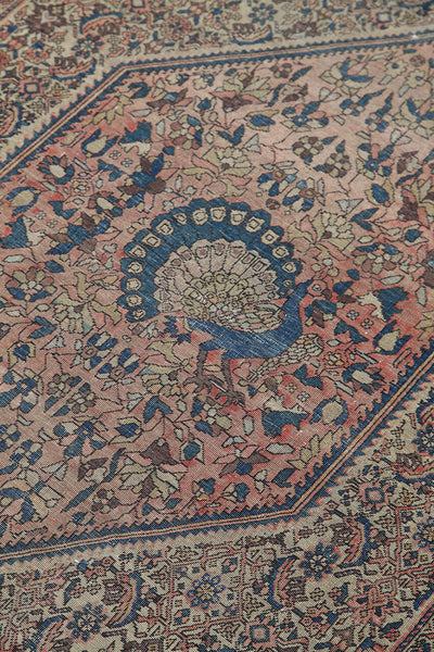 Authentic Antique Persian Farahan Rug | Hand-Knotted 184x115cm