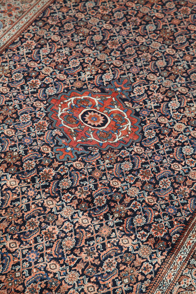 Authentic Antique Persian Farahan Rug | Hand-Knotted 200x130cm