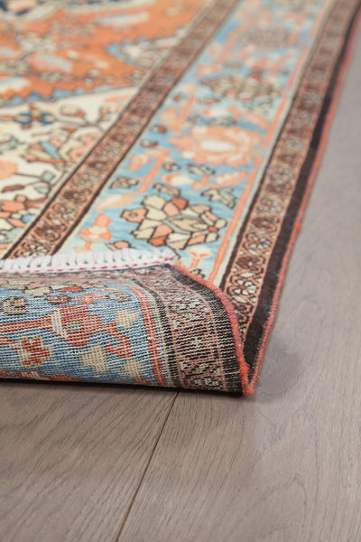 Authentic Antique Persian Farahan Rug | Hand-Knotted 204x130cm