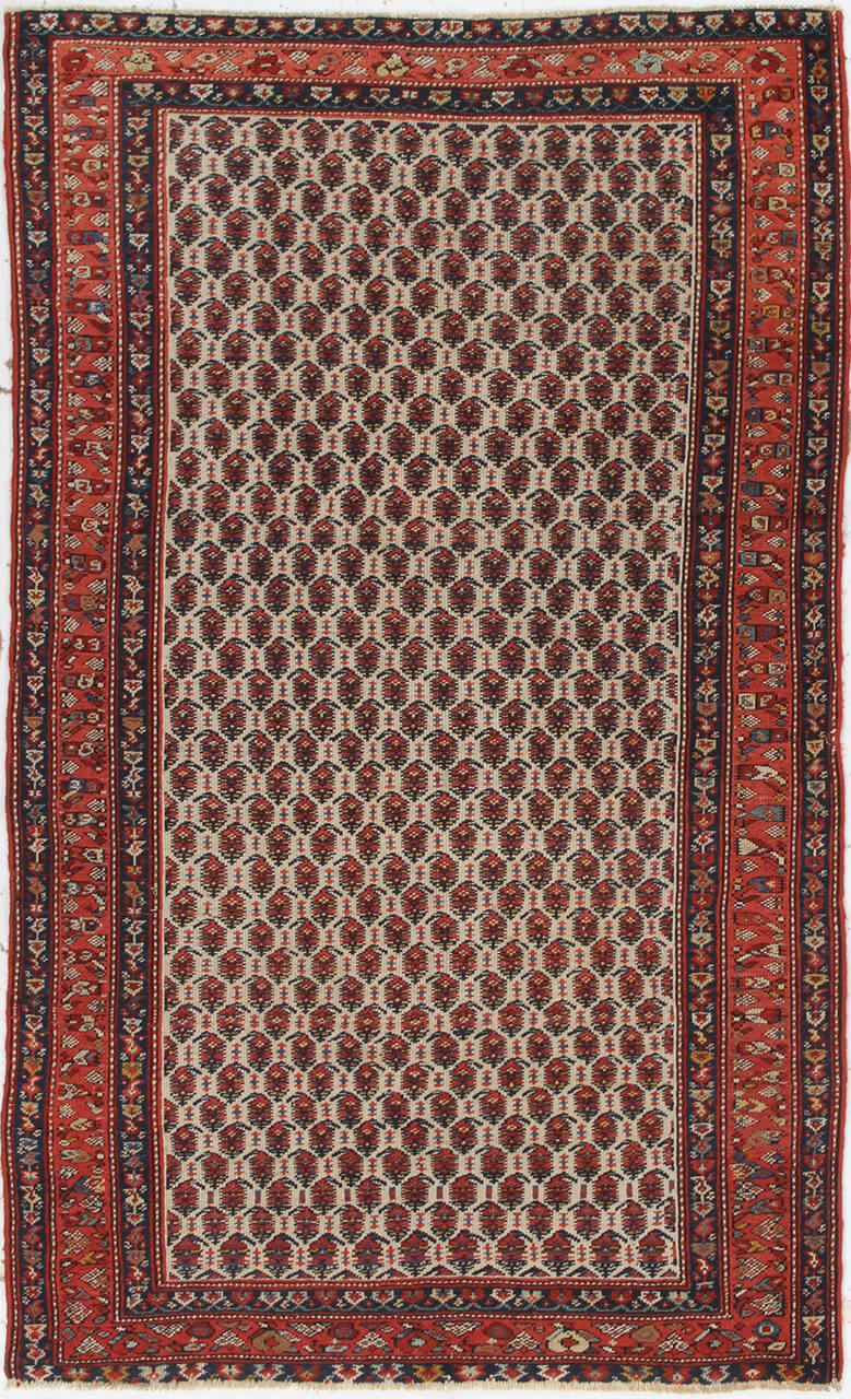 Authentic Antique Persian Farahan Rug | Hand-Knotted 200x120cm