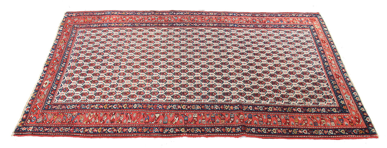 Authentic Antique Persian Farahan Rug | Hand-Knotted 200x120cm