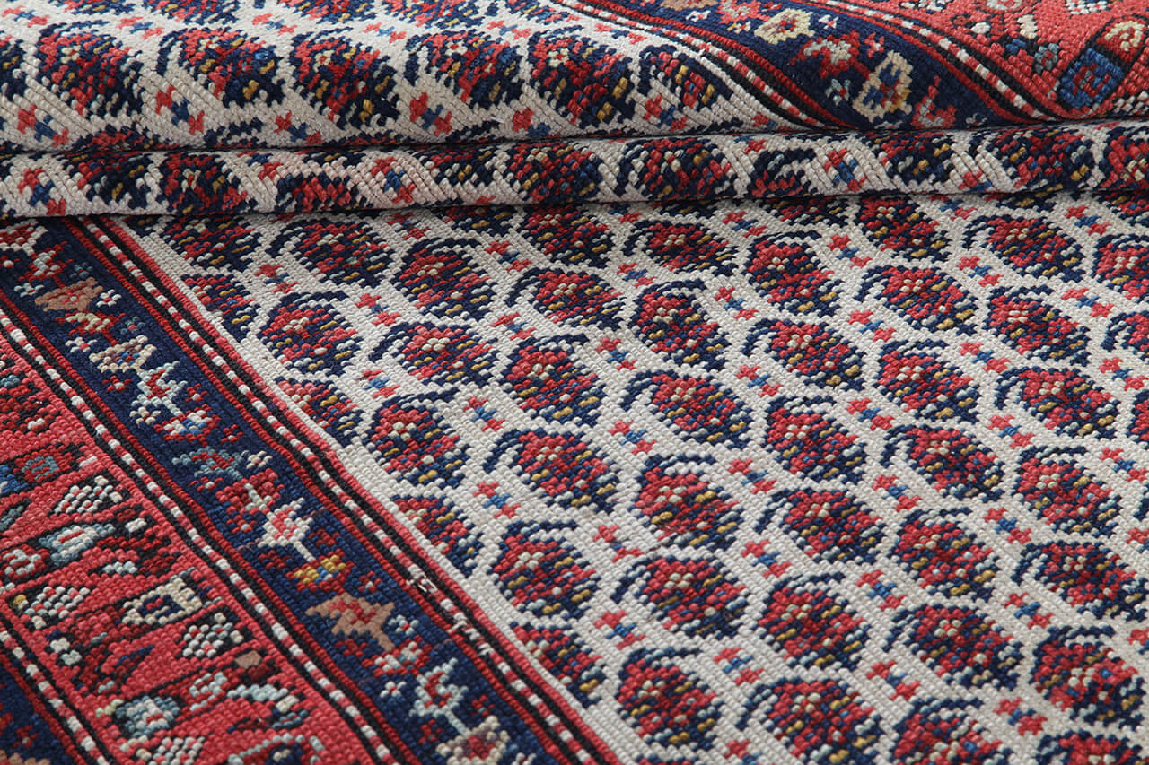 Authentic Antique Persian Farahan Rug | Hand-Knotted 200x120cm