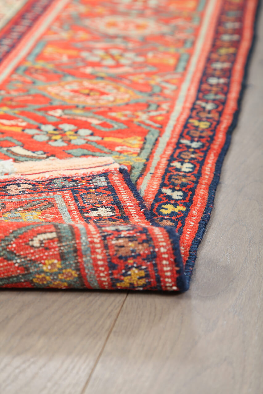 Authentic Antique Persian Farahan Rug | Hand-Knotted 189x144cm