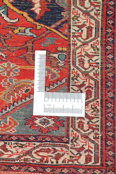 Authentic Antique Persian Farahan Rug | Hand-Knotted 189x144cm