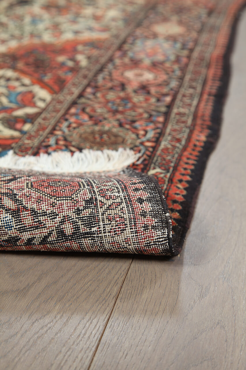 Authentic Antique Persian Farahan Rug | Hand-Knotted 219x127cm