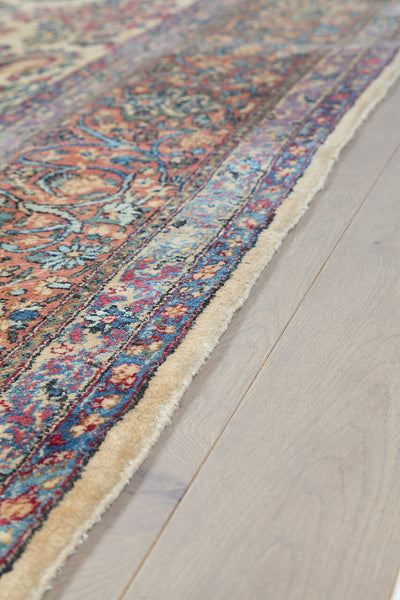 Tappeto Kerman Antico Persiano Autentico | Annodato a Mano 401x271cm - CarpetLiving