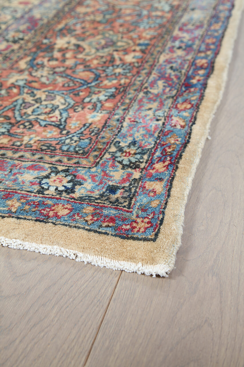 Tappeto Kerman Antico Persiano Autentico | Annodato a Mano 401x271cm